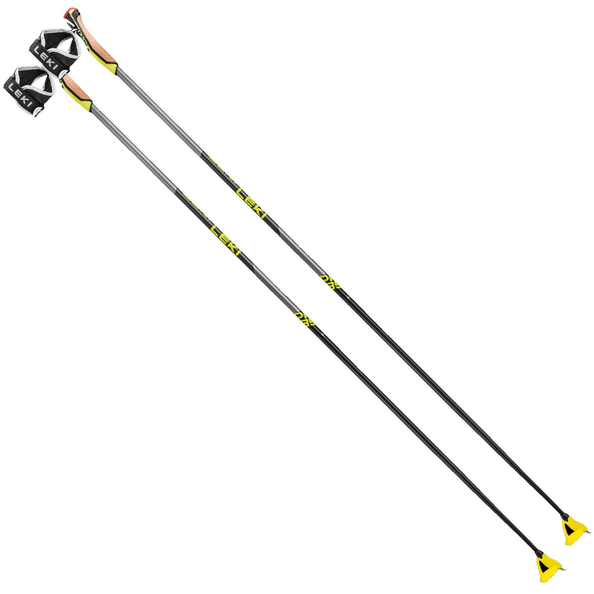 Leki PRC 850 Bastones de Esquí de Fondo Langlauf-Stöcke Carbono Palos Nordic-Ski