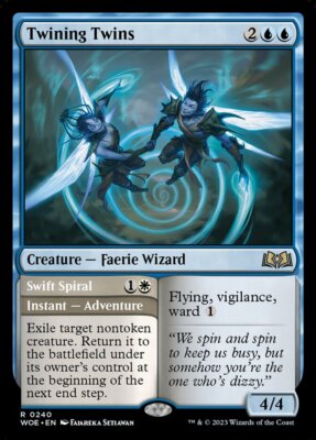 MTG Magic the Gathering Twining Twins (240/475) Wilds of Eldraine LP