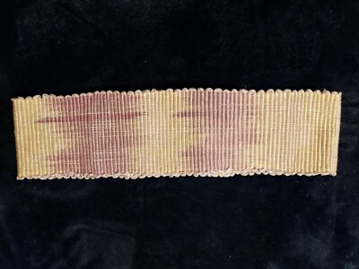 Vintage Beaded Leila Larkin Belt Sz:M/L VTG LEILA LARKIN BELT WOVEN WIDE 3.5 main image 2