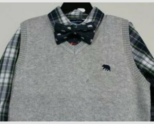 Andy & Evan ~ Four (4) Piece Sweater Vest Set ~ Boy's Size 5 - Picture 8 of 12