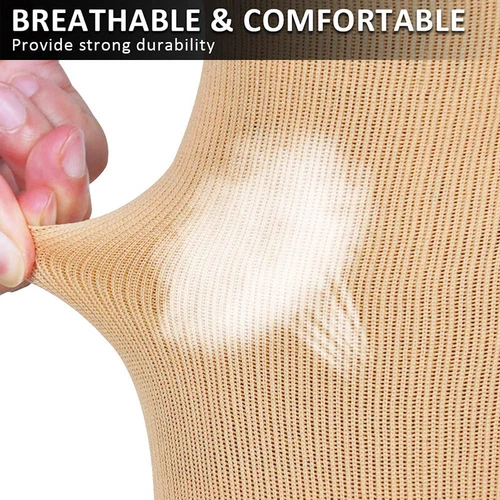Pair Medical Compression Socks Varicose Knee Vein Open Toe Support Stockings - Bild 14 von 50