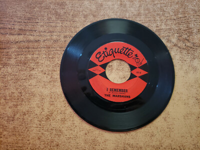 MEGARARE 1963 GOOD/GOOD+ The Marshans- I Remember / It's Almost Tomorrow ET8 45