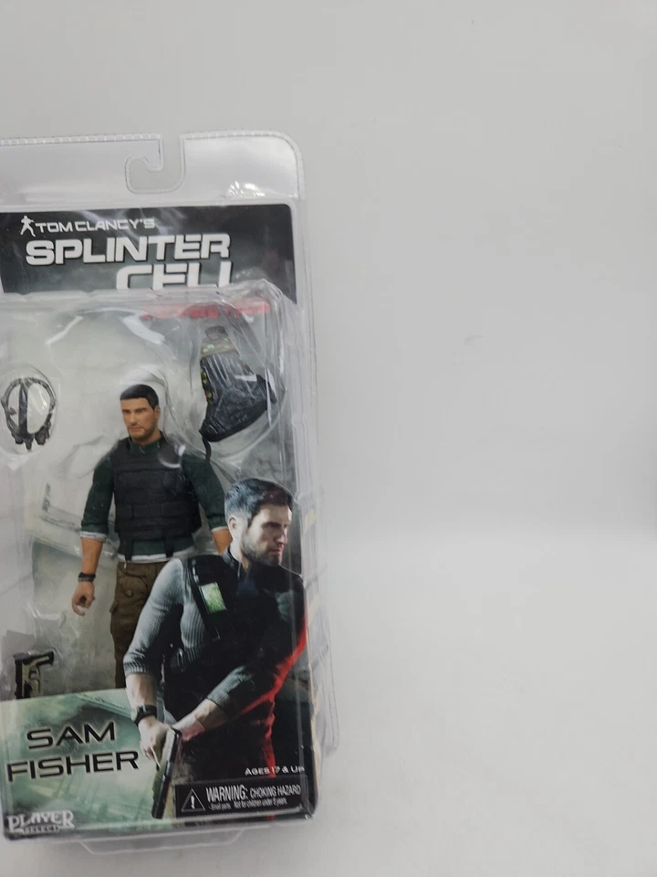 "Figura/chaleco NECA Toys Splinter Cell Conviction Sam Fisher 2010 7"" raro sellado"  Foto 2 de 4