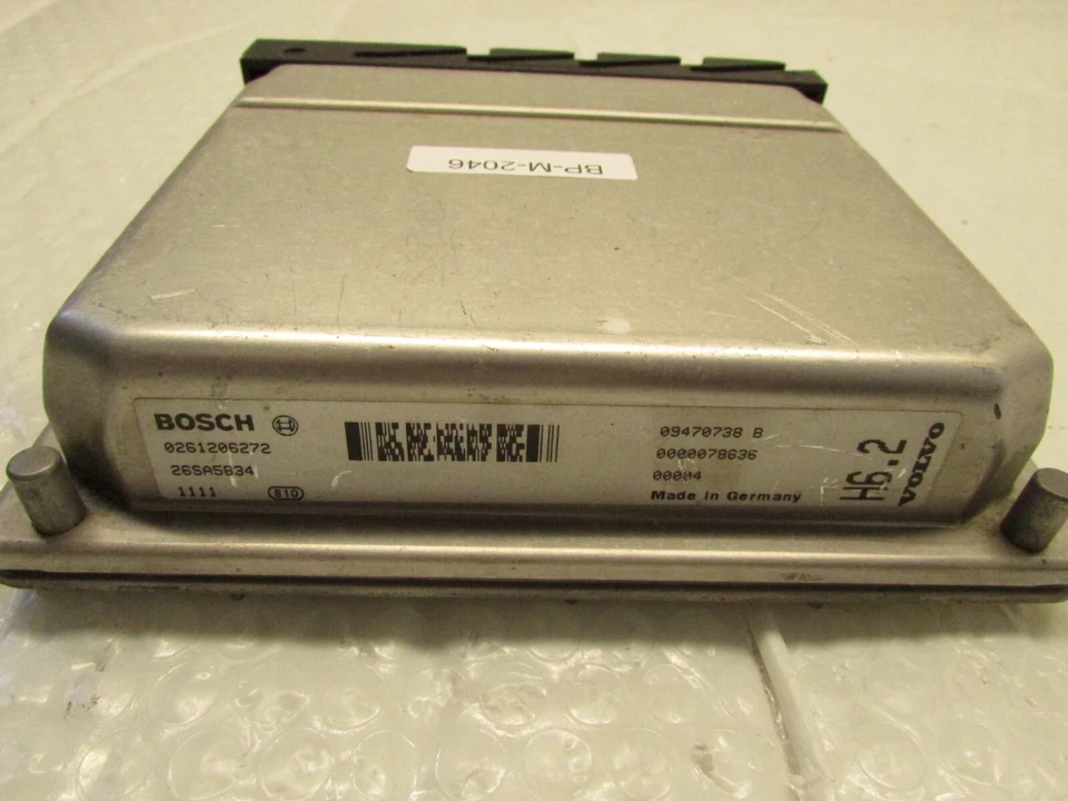 2000-2001 VOLVO S60 S70 S80 MÓDULO UNIDADE DE CONTROLE DE MOTOR ECU FABRICANTE DE EQUIPAMENTO ORIGINAL 0261206272 - Imagem 4 de 4