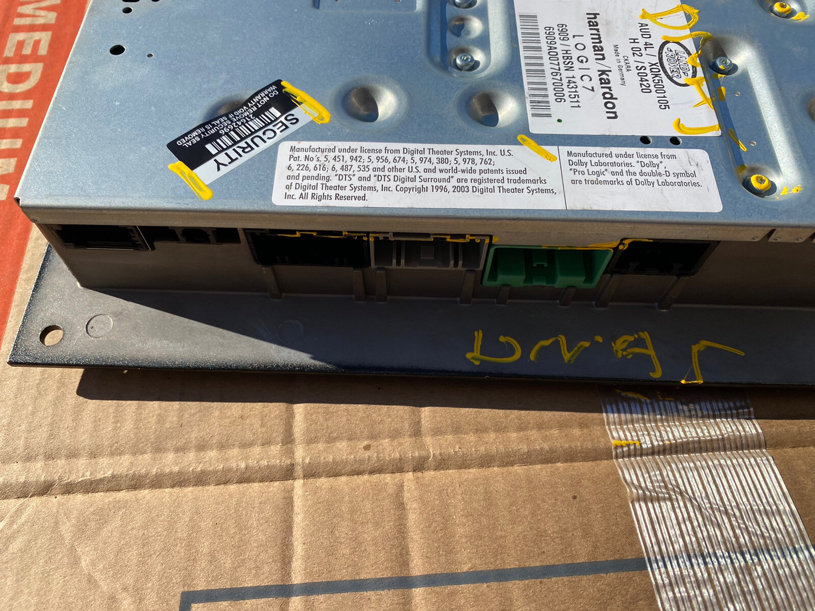 Range Rover L322 HSE OEM 06-12 Audio Harman Kardon Logic7 Amp Amplifier ...