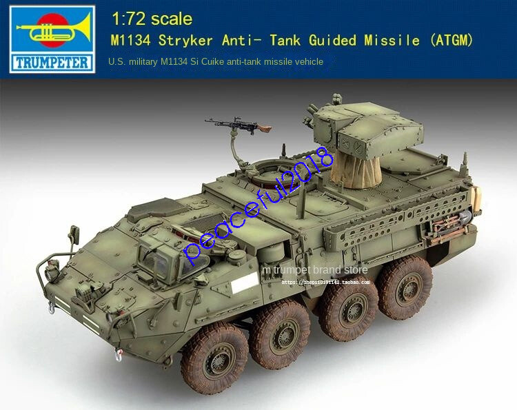 Trumpeter 07425 1:72 Scale M1134 Stryker Anti- Tank Guided Trumpeter 07425 1:72 Scale M1134 Stryker Anti- Tank Guided