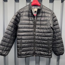 Patagonia Down Sweater Puffer Coat Jacket Black Youth Kids Size XL / 14