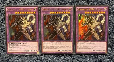 3 Contrast HERO Chaos - SDHS-EN041 NM/LP YUGIOH