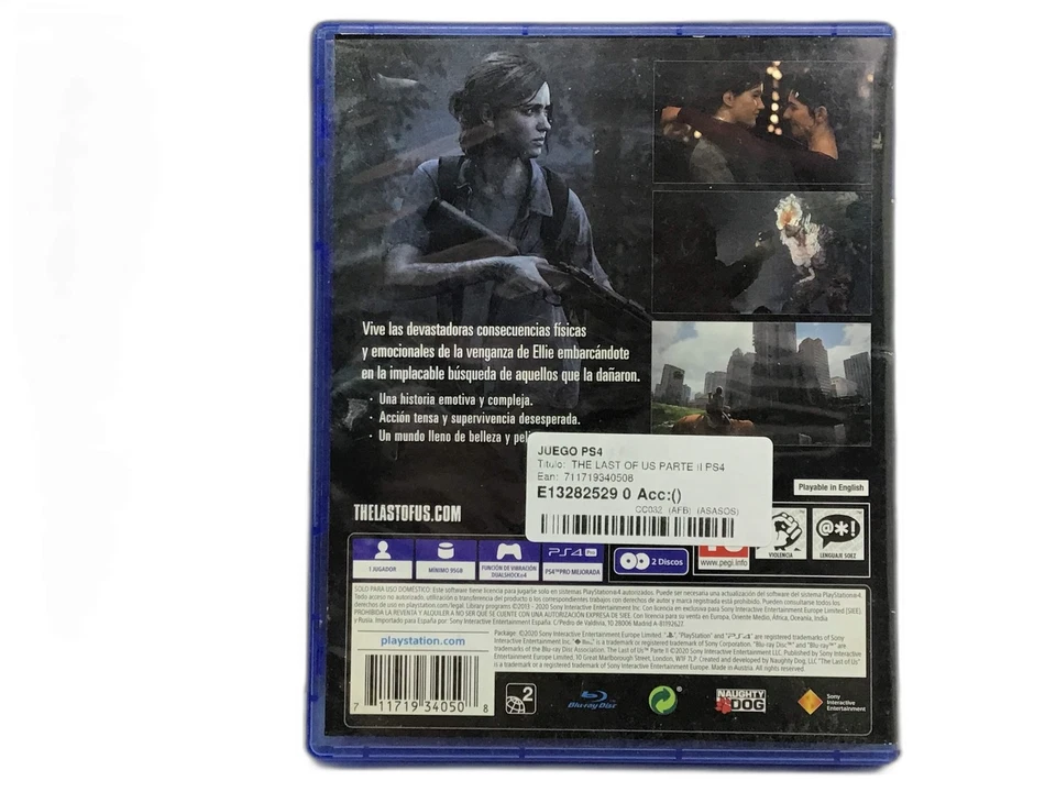 JUEGO PS4 THE LAST OF US PARTE II PS4 20102656, foto 2 de 5
