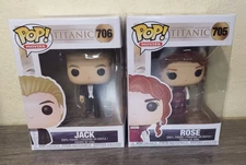 Funko Pop! Movies Titanic "Rose & Jack" #705 & #706 Vinyl Figures