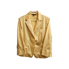 Lafayette 148 New York Women's Blazer In Yellow Size 14