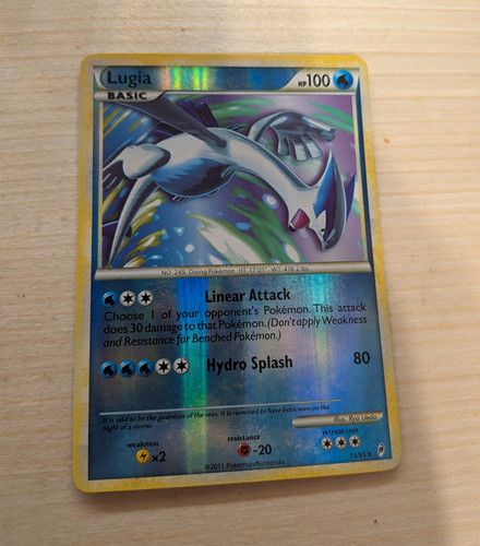 2011 Pokemon Call of Legends Lugia Reverse Holo #15/95