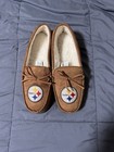 PITTSBURGH STEELERS Moccasin FOCO NFL Loafer Slippers Shoes Men's Sz M 9/10 NWOT — photo 1