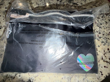 Brand New NWT Victoria's Secret Fashion Show London 2014 Black Cosmetic Bag Zip