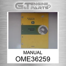 OME36259 MANUAL fits JOHN DEERE (Surplus Open Box)