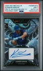 2024 WILD CARD METALLIX FRACTAL FOIL-SILVER KONNOR GRIFFIN 1/1 PSA 7 AUTO 10