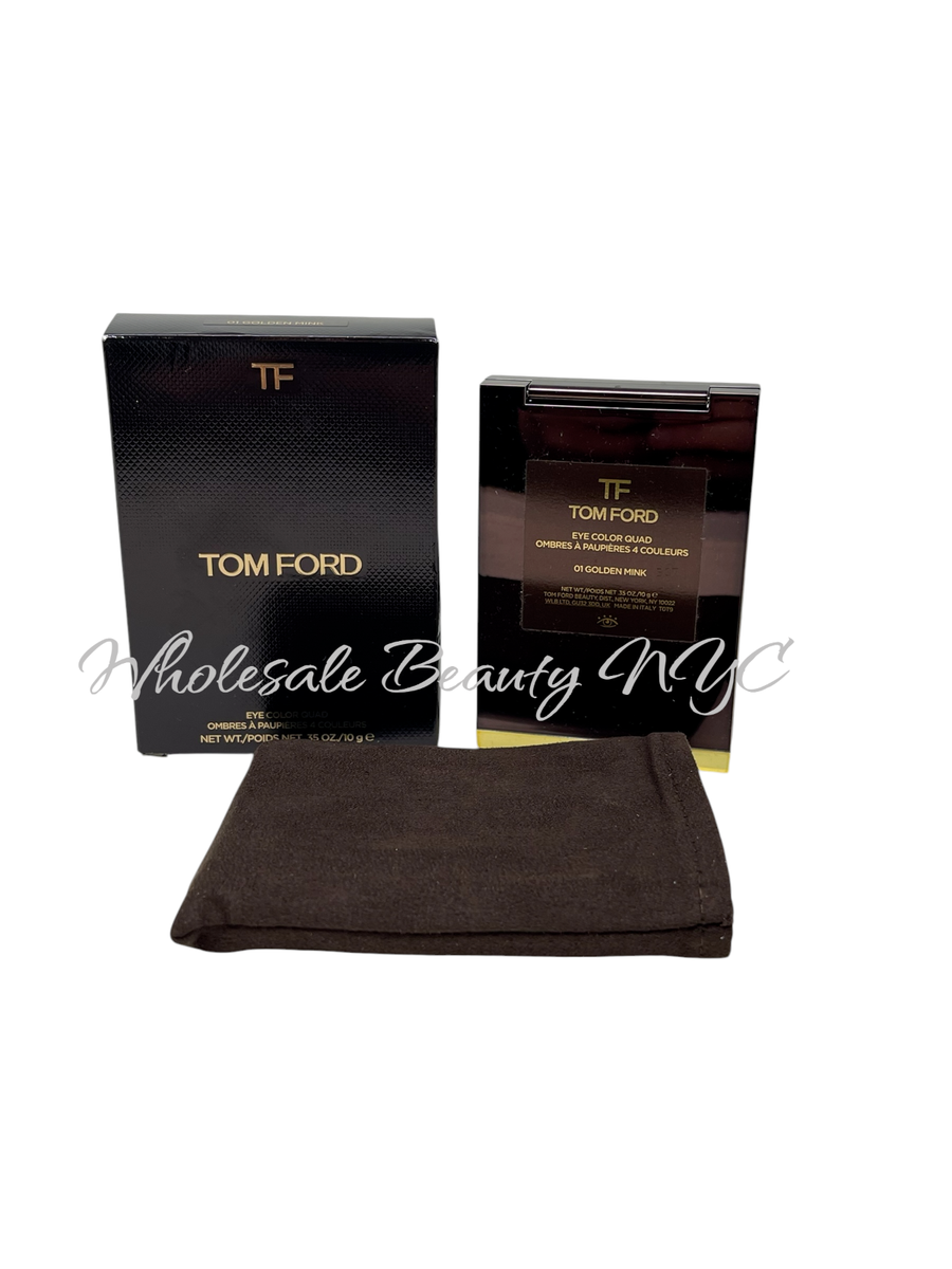 Tom Ford Eye Color Quad Eyeshadow Shade 01 GOLDEN MINK .35oz / 10g