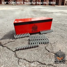 1000x 3/4’’ CONCRETE Nails for Hilti BX4 - NAILS FOR BX4 19mm
