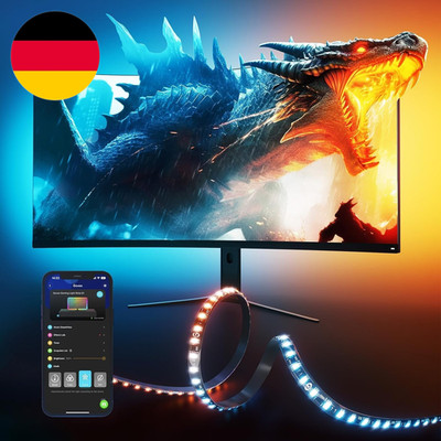 Govee Gaming Light Für Monitor G1, TV LED Hintergrundbeleuchtung Für 27-34 Zoll 