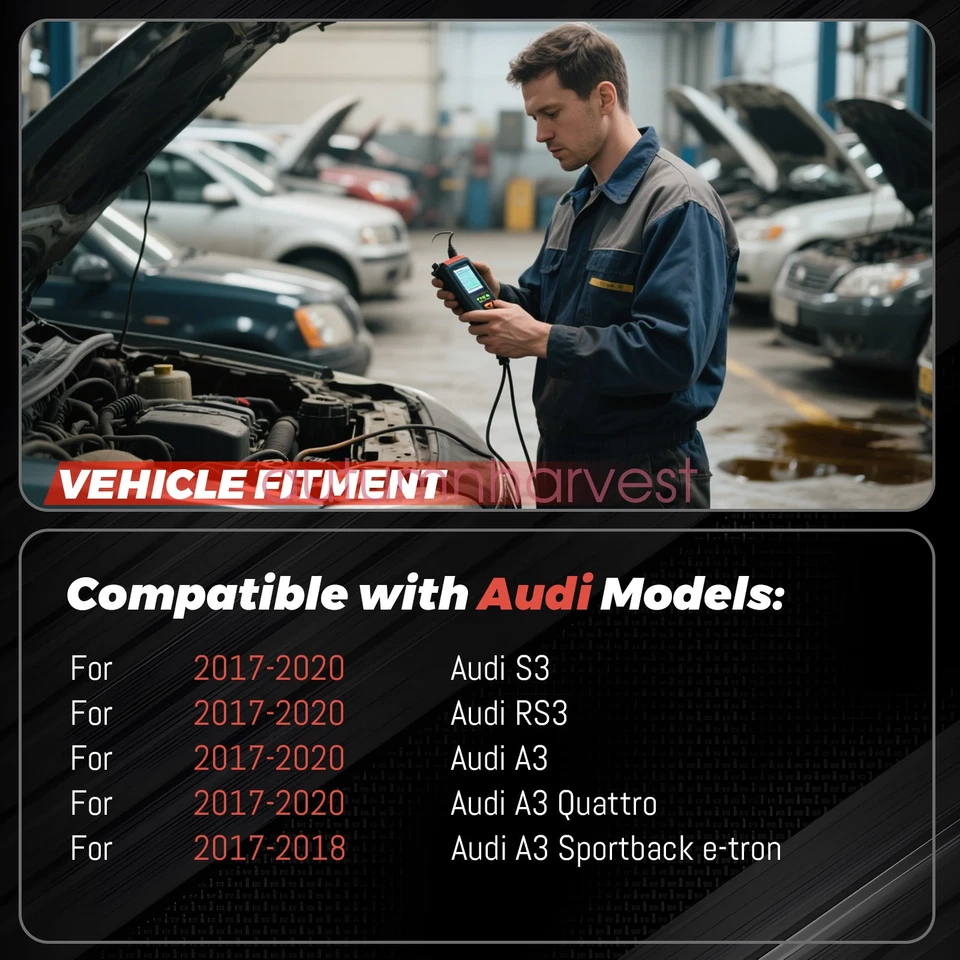 Conjunto de faros de xenón/HID lado izquierdo para Audi A3 S3 2017-2020 8V0941043G Foto 3 de 4