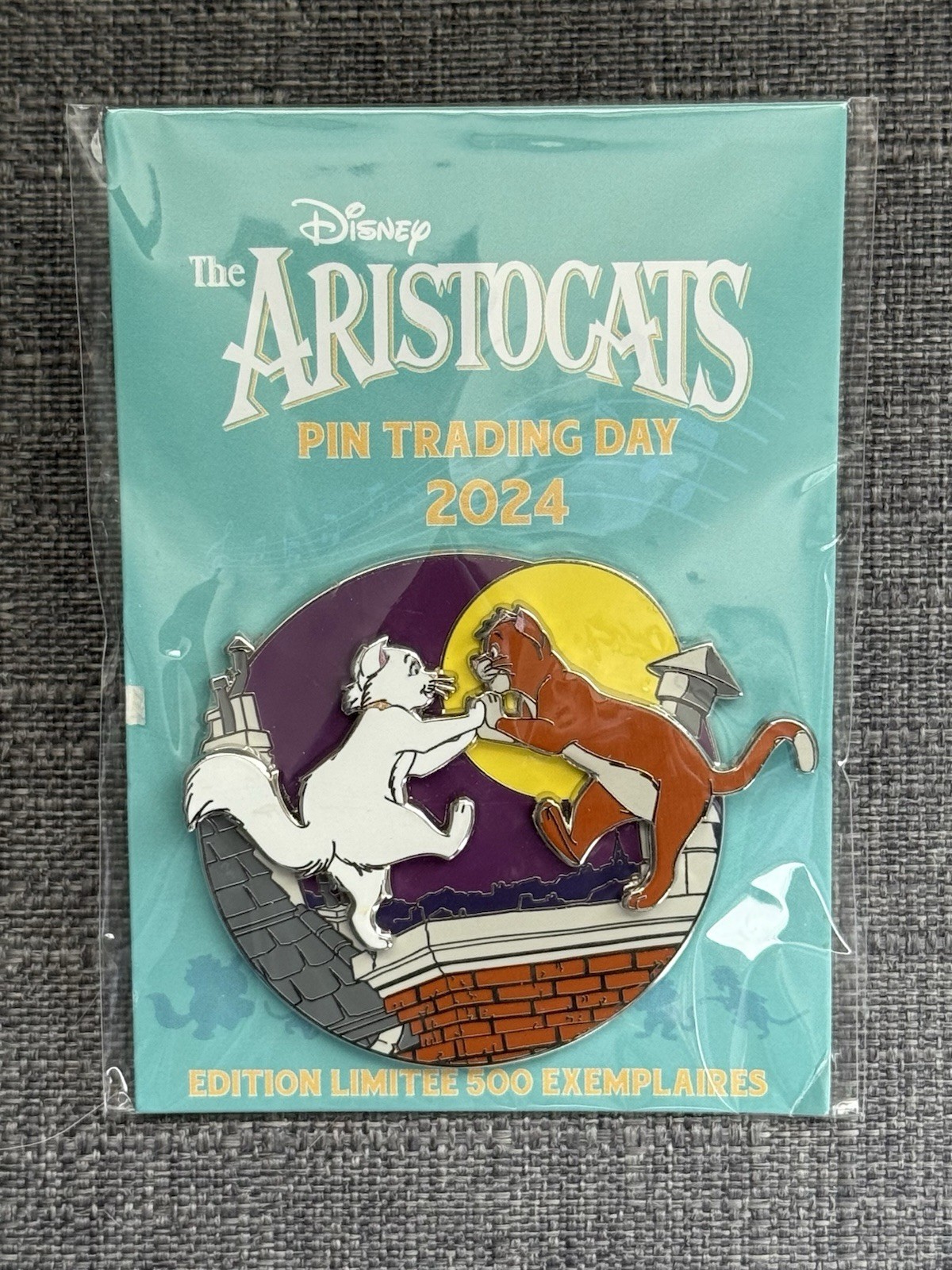Disneyland Paris Pin Trading Day 2024 Duchess Thomas O'Malley Aristocats LE 500