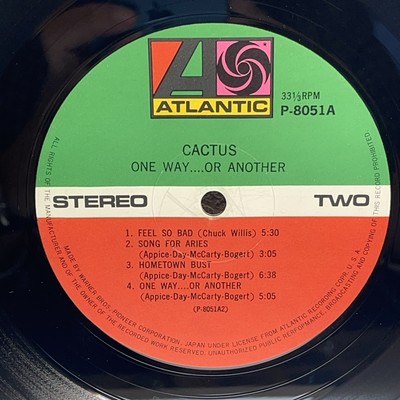 Cactus – One WayOr Another/LP 1971 Atlantic P-8051A Rock Age