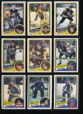 1984-85 O-Pee-Chee Lot of 74 Diff. * Rick Kehoe/Brian Sutter/Mats Naslund * NM *