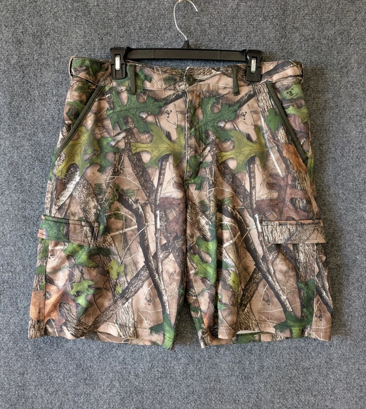 RedHead RealTree Camo Cargo Shorts Mens L Gorpcore Hiking Utility Mesh Hunter