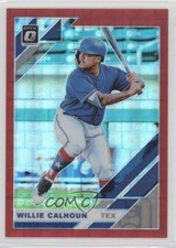 2019 Panini Donruss Optic Red Pandora Prizm 10/99 Willie Calhoun #150 03fx