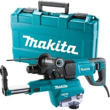 Makita 1 Inch Sds-Plus Avt Rotary Hammer With Hepa Dust Extractor (D-Handle)