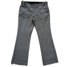 Banana Republic Black  White Checkered Print Dress Pants 6 Petite