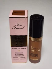 Too Faced Mahogany Born This Way Multi Use Sculpting Concealer Full Size New
