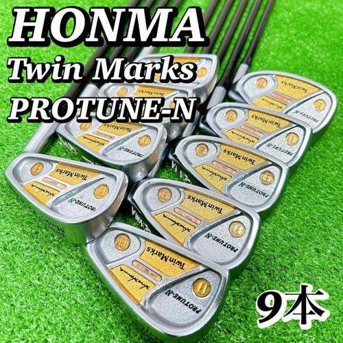 Honma Twin Marks PROTUNE-N Iron Set 8pcs 3-9, 11, SW Doric Titanium Shaft Flex S - Picture 1 of 10