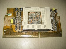 370SPC REV:1.0 Slotket Slot 1 to Socket 370 CPU Adapter Card. Works
