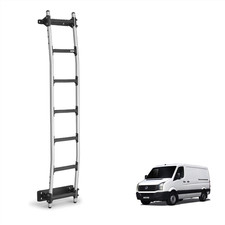 VW Crafter Rhino Door Ladder for 2006-2017 [Low] 8 Anti-Slip Steps