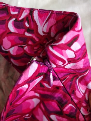 Women's Mum Floral Scallop Edge Wrap Mini Skirt w/ Pockets - Kika Vargas 28W/30W - Picture 7 of 9