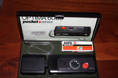 Tolles Agfa Optima 6000 pocket sensor analoge Kompaktkamera SET