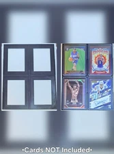 •4• Card Sports Trading Card 3D Printed Holder Wall Display Case FREE SHIP 📬