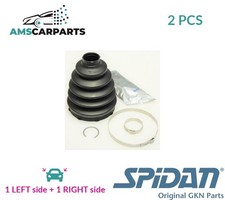 CV JOINT BOOT KIT PAIR FRONT RIGHT LEFT WHEEL SIDE 36528 SPIDAN 2PCS NEW