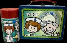 Pez Candy Vintage Metal Lunchbox with Thermas Limited Edition