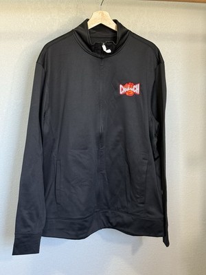 Sport-Tek Crunch Fitness Full-Zip Track Jacket - Black - Men's XL - NWOT