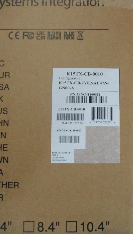 Open Box - GVision K15TX-CB-0010 15" Open Frame LCD Display - Image 4 of 4