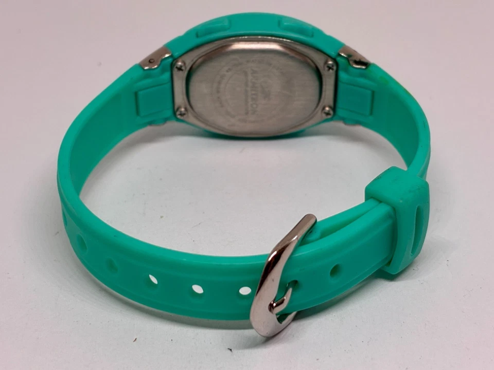 Working Ladies Green and Silver Armitron Pro Sport 45/7034 Watch CN - image 4 of 4