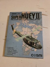 Super Huey II Vintage Video Computer Game for Commodore 64 Floppy Disk