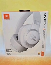 Jbl Live 770NC Wireless Over Ear Headphones White 65H Battery Jbl Headphones
