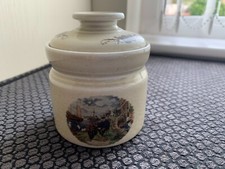 ROYAL SCHWABAP HOLLAND HAND DECORATED LIDDED SUGAR BOWL 1984 TER STEEGE