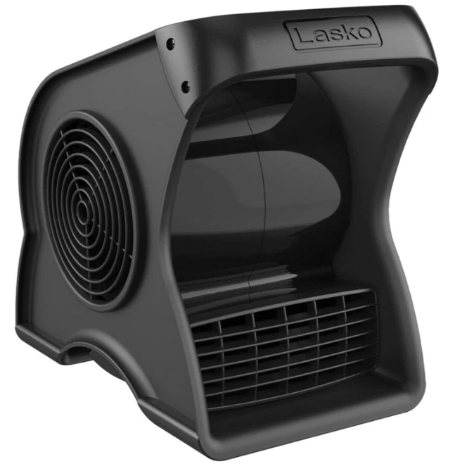 "Ventilador utilitario de 12"", 289 CFM, 3 velocidades, pivotante, 2 salidas, 120 V, negro, U12104" Foto 3 de 4