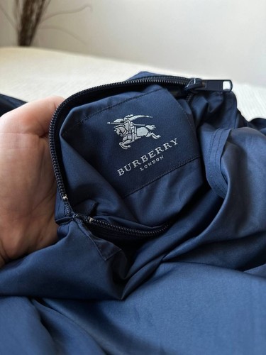 Navy Burberry man trench coat size - 48 - Picture 11 of 12