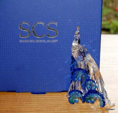 Swarovski Kristall SCS 2015 Annual Edn. Companion White Peacock, 5063695, Boxen