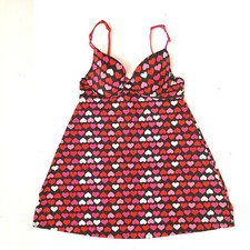 Rampage Heart Babydoll Nightie M EUC